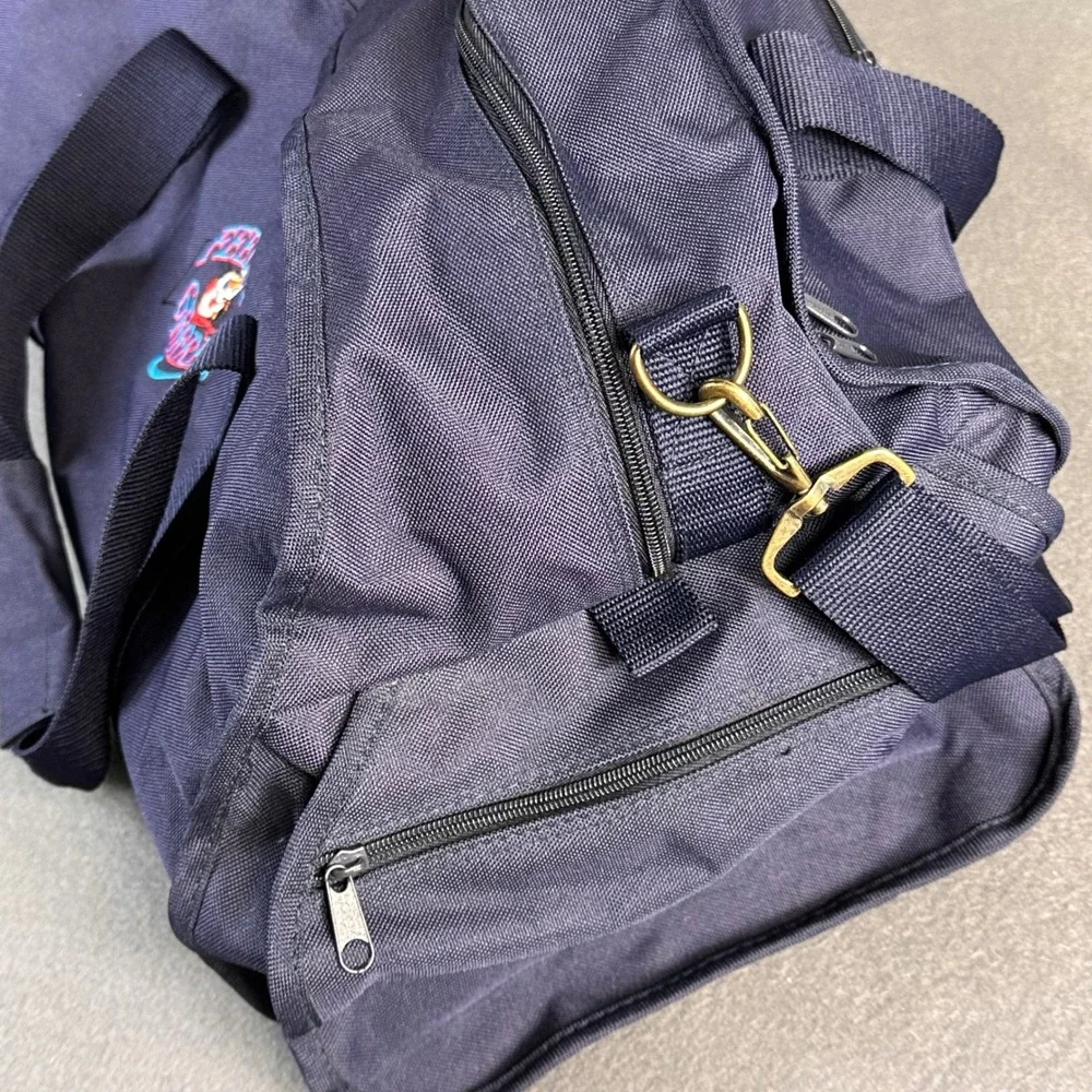 Vintage Tony the Tiger Frosted Flakes Duffel Bag Navy Blue Feeling Grrreat Gym